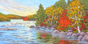 Such a beautiful lake in Algonquin Provincial Park.
