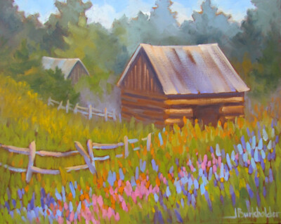 Ewa's Barn, commission, by Joyce Burkholder