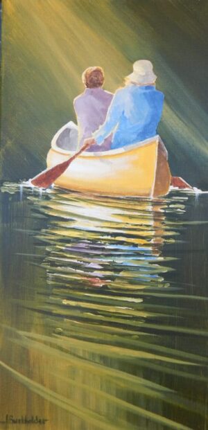 Ahhhh, light streaming through the trees makes this a magical and mysterious paddle.