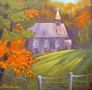 Perfect fall painting day in Rockingham.
