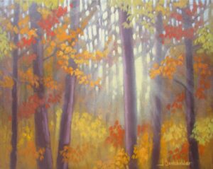 Painted on location on a balmy fall day.