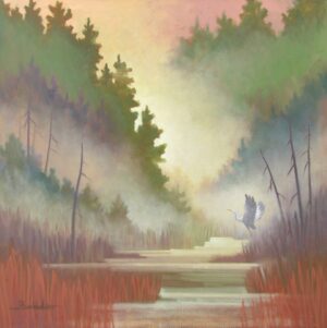 I love these misty marsh scenes.
