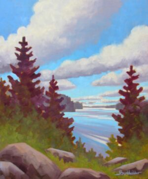 A fabulous view over an Algonquin lake.