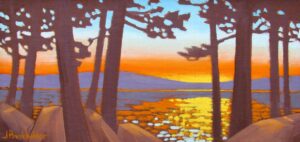A dazzling sunrise in Algonquin Park.