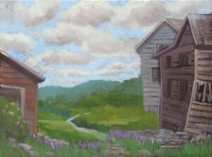 Funky old barns...and a fabulous view between!
